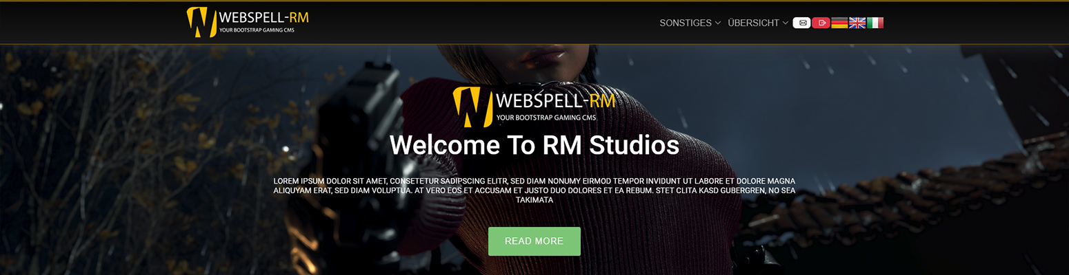 Webspell-RM Cyborg Template