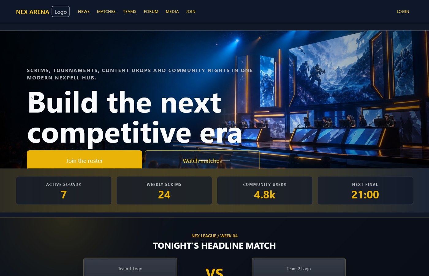 Nexpell Gaming 2026 Template