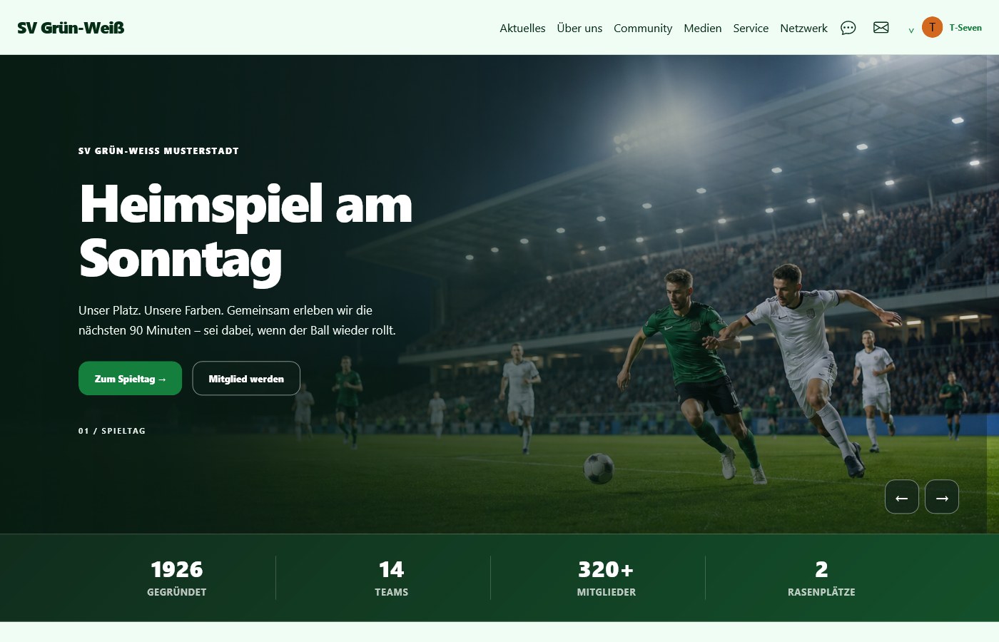 Nexpell Verein Pro Template