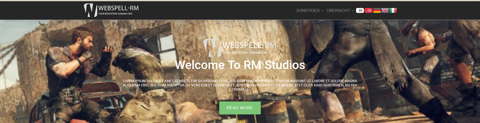Webspell-RM Sandstone Template